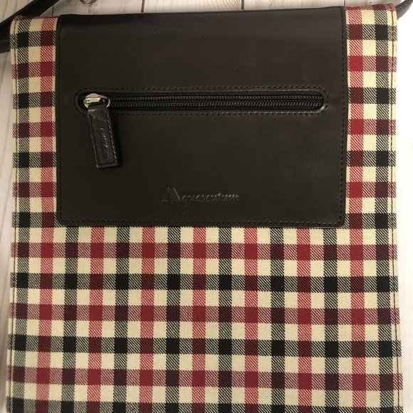 RARE Aquascutum of London Unisex Club Waist Bag - Picture 2 of 12